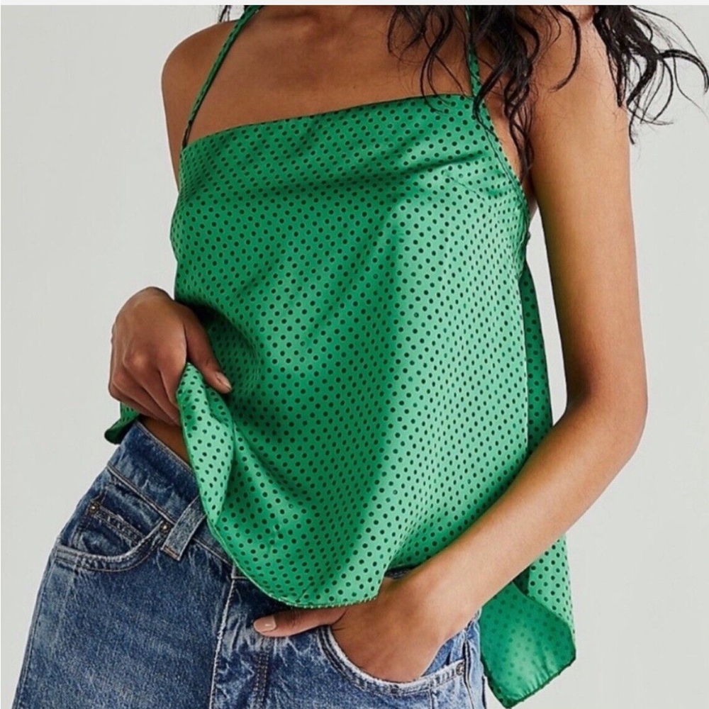 Free People Green Tank